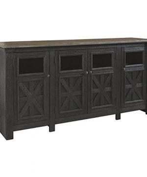 Signature Design By Ashley Tyler Creek Extra Large TV Stand BlackGray 0 300x360