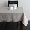 Solino Home 100 Linen Tablecloth 60 X 144 Inch Natural Natural Fabric European Flax Athena Rectangular Tablecloth For Indoor And Outdoor Use 0 100x100