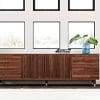 The Vine Square Modern Wood TV Stand May 6 Drawers And Cabinet With Shelves Rectangular Mid Century Media Stand 79 Wide 0 100x100