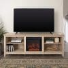 Tucker 70 Inch Television Stand With Fireplace In White Oak Finish 0 100x100