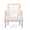 Baxton Studio Chavanon Wood And Linen Traditional French Accent Chair Light Beige 0 100x100