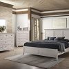 Carefree Home Furnishings Intercon San Mateo Queen Size 5 Piece Panel Bedroom Set Rustic White Finish 0 100x100