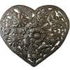 Haitian Metal Heart Wall Decor Floral Decoration Of Love And Friendship Wall Hanging Plaque Peace Handmade In Haiti 18 In X 16 In Floral Heart 0 100x100