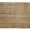 Iron Gate Handspun Jute Area Rug 24x36 Natural Hand Woven By Skilled Artisans 100 Jute Yarns Thick Ribbed Construction Reversible For Double The Wear Rug Pad Recommended 0 100x100