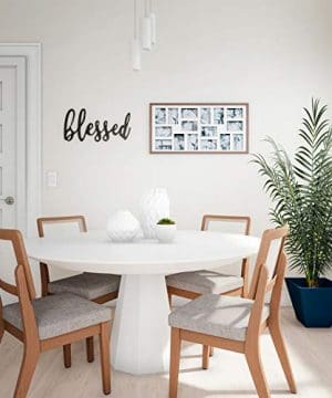 Lavish Home Metal Cutout Blessed Wall Sign 3D Word Art Home Accent Decor Perfect For Modern Rustic Or Vintage Farmhouse Style 0 3 300x360