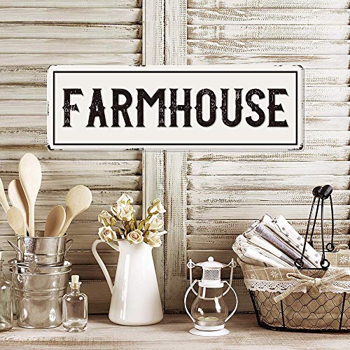 Large Metal Farmhouse Sign Waterproof, Farmhouse Kitchen Wall Decor