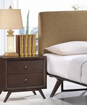 Modway Tracy Mid Century Modern Wood Nightstand In Cappuccino 0 1 300x360