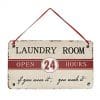 Rainbow Handcrafts Rustic Laundry Room Metal Sign Laundy Room Wall Decor Vintage Hanging Laundy Room Sign For Home Decoration 8x55 Inch 0 100x100