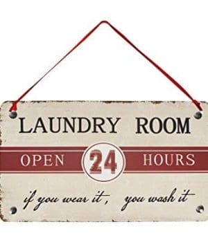 Rainbow Handcrafts Rustic Laundry Room Metal Sign Laundy Room Wall Decor Vintage Hanging Laundy Room Sign For Home Decoration 8x55 Inch 0 300x360
