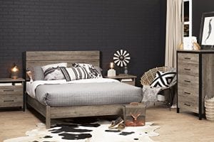 South Shore Munich 2-Drawer Nightstand, Weathered Oak and ...