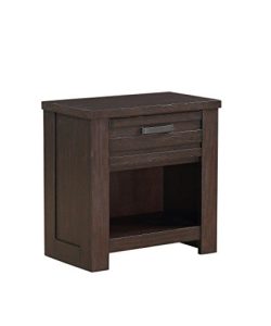 better homes & gardens modern farmhouse 1 door nightstand with 2 usb ports