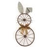 The Lakeside Collection Bunny Bicycle Wheel Wall Hanging Galvanized Vintage Easter Decoration 0 100x100