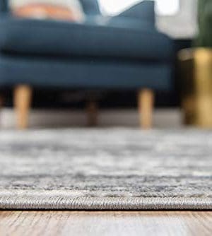 3/' 3 x 5/' 3 Details about / Unique Loom Sofia Traditional Area Rug Gray