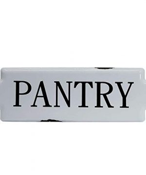 VIP Pantry Enameled Metal Wall Sign Plaque 10 Inches 0 300x360