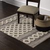 Amazon Brand Stone Beam Modern Textured Subtle Bohemian Area Rug 4 X 6 Foot Grey And White Multicolor 0 100x100