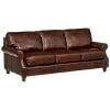 Amazon Brand Stone Beam Charles Classic Oversized Leather Sofa 92W Walnut 0 100x100
