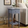 Convenience Concepts French Country Khloe Accent Table Gray 0 100x100