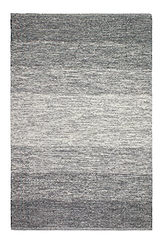 Fab Habitat Reversible Cotton Area Rugs Rugs For Living Room Bathroom Rug Kitchen Rug Machine Washable Lucent Black 6 X 9 0