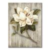 Flower Painting Canvas Wall Art Floral Picture Print Artwork On Wood Texture Canvas For Dining Room 18 X 24 X 1 Panel 0 100x100