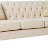 Homelegance Clemencia 85 Linen Like Upholstered Sofa White 0 100x100