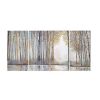Madison Park MP95C 0041 Forest Reflections Wall Art Canvas Wall Art Rustic Home Dcor Autumn Color Bamboo Stretched Wall Art For Living Room 3 Piece Set Painting Canvas 0 100x100