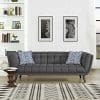 Modway Bestow Upholstered Fabric Button Tufted Sofa In Gray 0 100x100