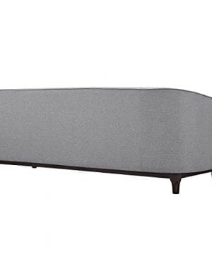 Modway Coast Fabric Upholstered Contemporary Modern Sofa Light Gray 0 0 300x360