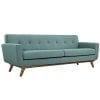 Modway Engage Mid Century Modern Upholstered Fabric Sofa In Laguna 0 100x100