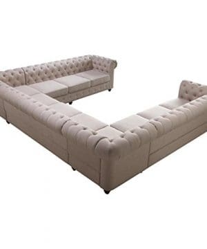 Rosevera Enrico Sectional Sofa Milky Beige 0 300x360