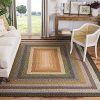 Safavieh Braided Collection BRD308A Hand Woven Reversible Area Rug 8 X 10 Multi 0 100x100