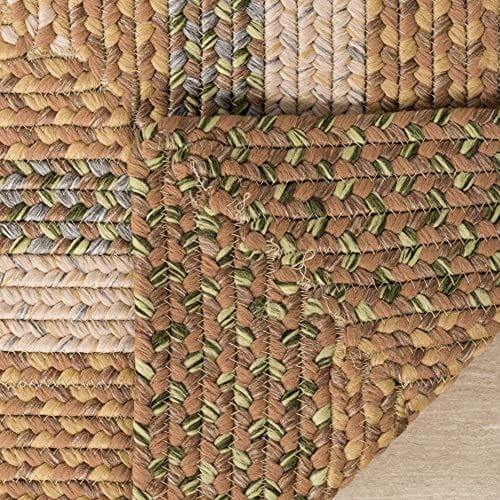 Safavieh Braided Collection BRD314A Hand Woven Reversible Area Rug 4 X 6 TanMulti 0 2