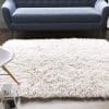 Super Area Rugs Organic Wool Flokati Rug White 8 X 10 Shag Carpet 0 100x100