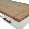 Amazon Brand Stone Beam Barrett Reclaimed Wood 2 Drawer Desk 71W White And Sandstone Pine 0 100x100