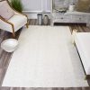 CosmoLiving Halo Collection Area Rug 9 X 12 White Lace 0 100x100