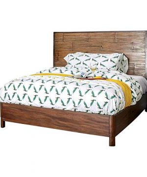Furniture Of America Veronica California King Wood Platform Bed In Antique Brown 0 300x360