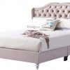 Glory Furniture Upholstered Bed Queen Beige 0 100x100