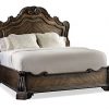 Hooker Furniture Rhapsody Panel Bed In Rustic Walnut King King 0 100x100