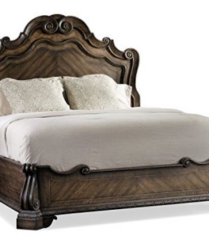 Hooker Furniture Rhapsody Panel Bed In Rustic Walnut King King 0 300x360