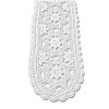 KEPSWET Cotton Floral Oval Handmade Crochet Lace Table Runner White 12x72 Inch 0 100x100
