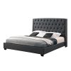 LYKE Home Upholstered Carolina Midnight Bed LYKE Home Hannah Upholstered Bed Queen 0 100x100