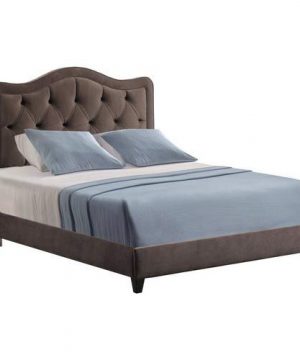 Leffler Home Night Party Chocolate Allure Diamond Tufted Bed Queen Dark Brown 0 300x360