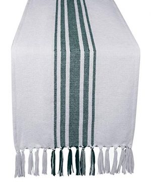 farmhouse table runners decor fab fringes runner inches native pure parties rustic bridal cotton dining shower