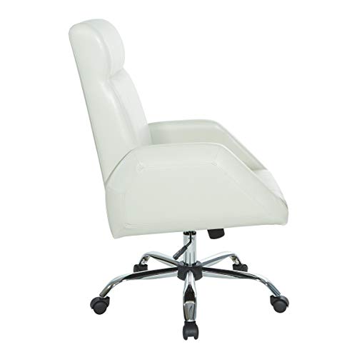 OSP Home Furnishings Rochester Executive Office Chair Cream 0 1