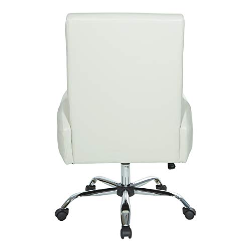 OSP Home Furnishings Rochester Executive Office Chair Cream 0 3