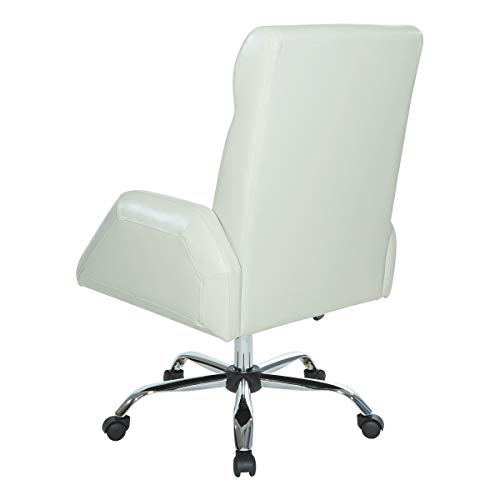 OSP Home Furnishings Rochester Executive Office Chair Cream 0 4