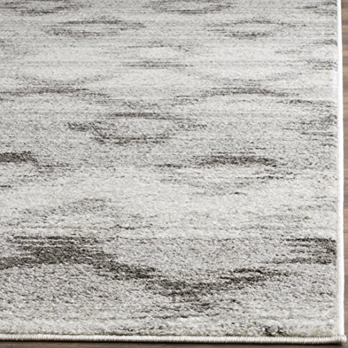 Safavieh Adirondack Collection ADR106P Silver And Charcoal Modern Distressed Area Rug 9 X 12 0 0