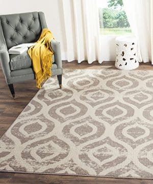 Safavieh Amsterdam Collection AMS107A Vintage Geometric Ogee Ivory And Mauve Area Rug 9 X 12 0 300x360