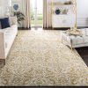Safavieh Evoke Collection EVK238S Contemporary Ivory And Gold Area Rug 9 X 12 0 100x100