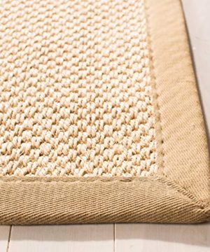 Safavieh Natural Fiber Collection NF141B Tiger Paw Weave Maize And Linen Sisal Area Rug 9 X 12 0 0 300x360