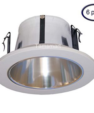 6 Pack 4 Inches Open Reflector TrimTrims For Line Voltage Recessed LightLighting Fit HaloJuno 0 300x360